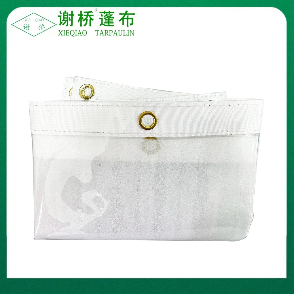 Lona impermeable de vinilo transparente