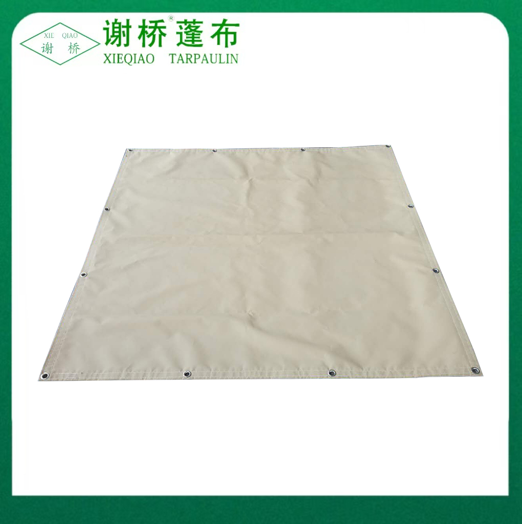 Tarp impermeable de vinilo amarillo 5 "× 5"