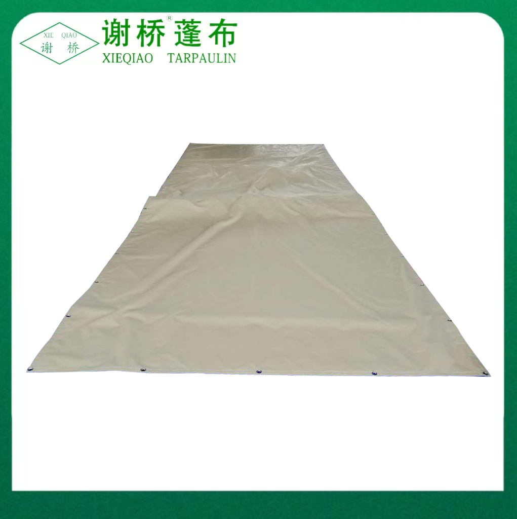 Tarp impermeable de vinilo amarillo 8 "× 25"